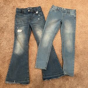 Stylish Blue Flared girls Jeans